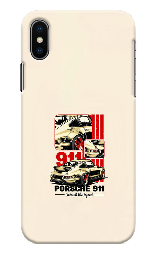 Classic Porsche 911 iPhone XS Back Cover