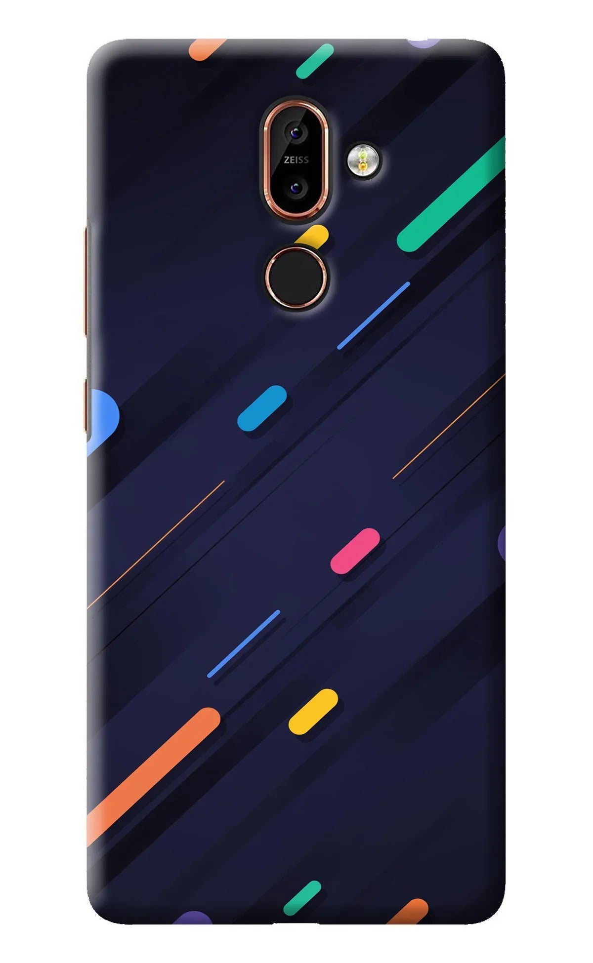 Abstract Design Nokia 7 Plus Back Cover