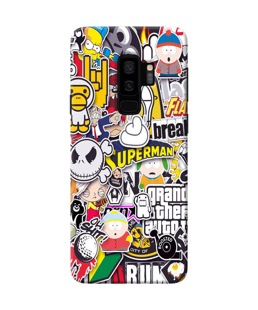 Sticker Bomb Samsung S9 Plus Back Cover