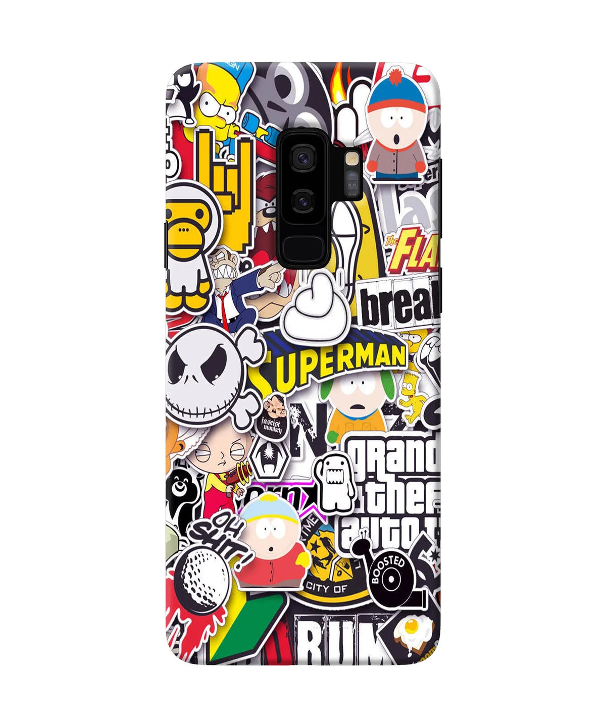 Sticker Bomb Samsung S9 Plus Back Cover