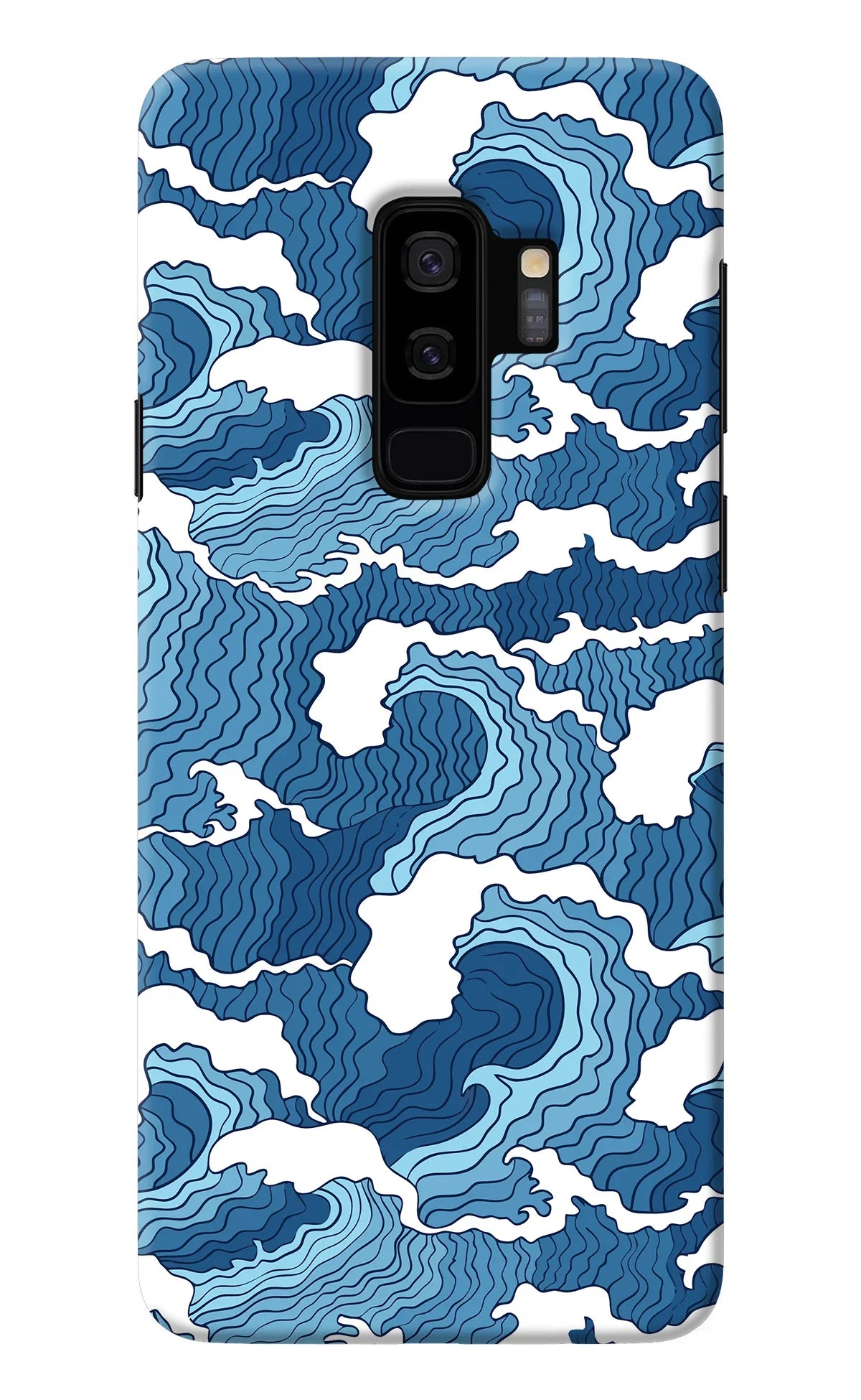Blue Waves Samsung S9 Plus Back Cover