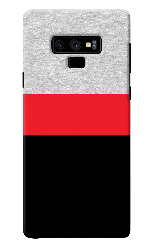 Tri Color Pattern Samsung Note 9 Back Cover