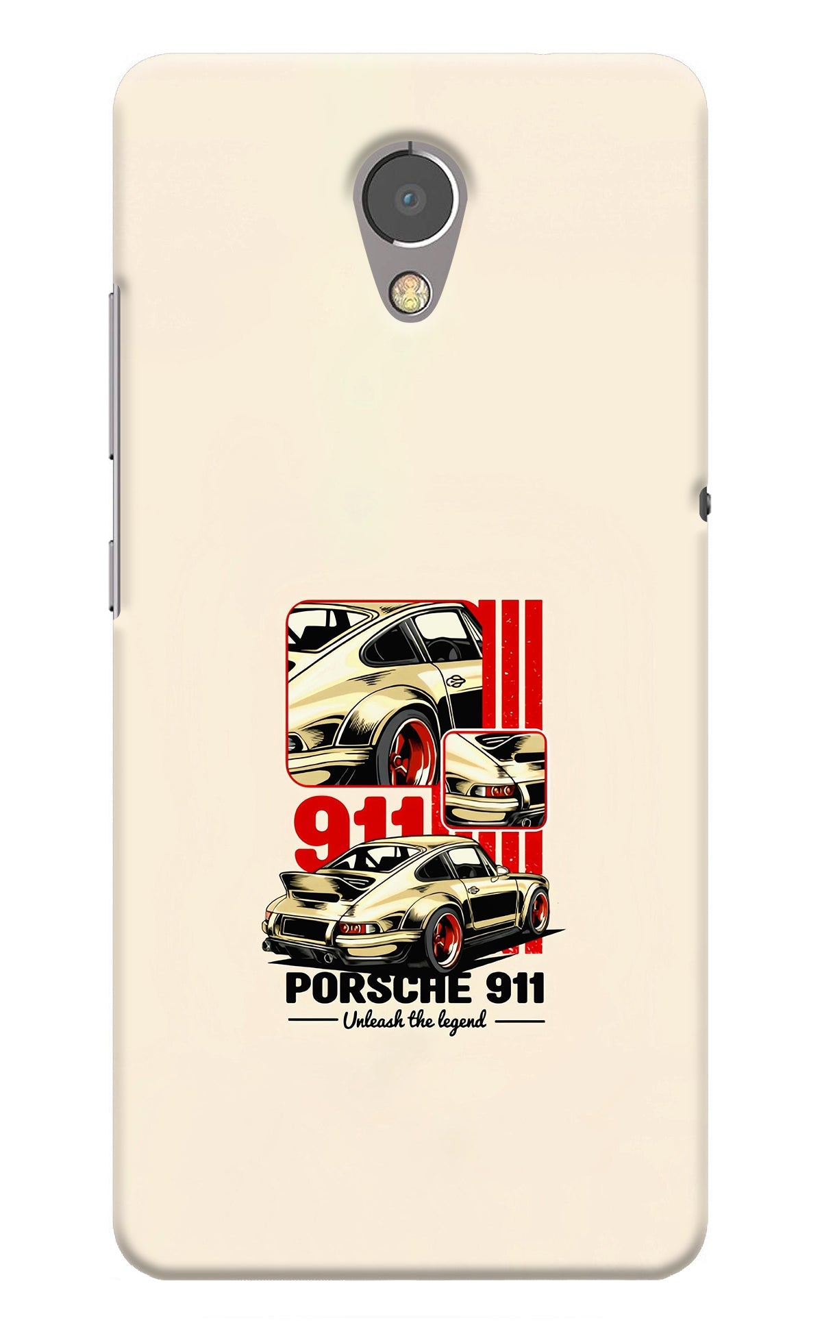 Classic Porsche 911 Lenovo P2 Back Cover
