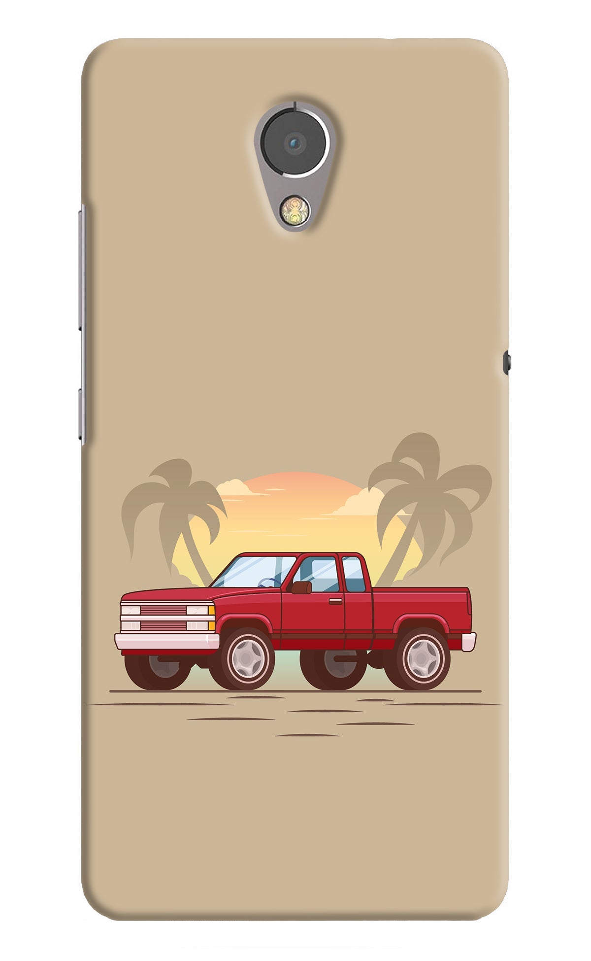 Desert Classic Drive Lenovo P2 Back Cover