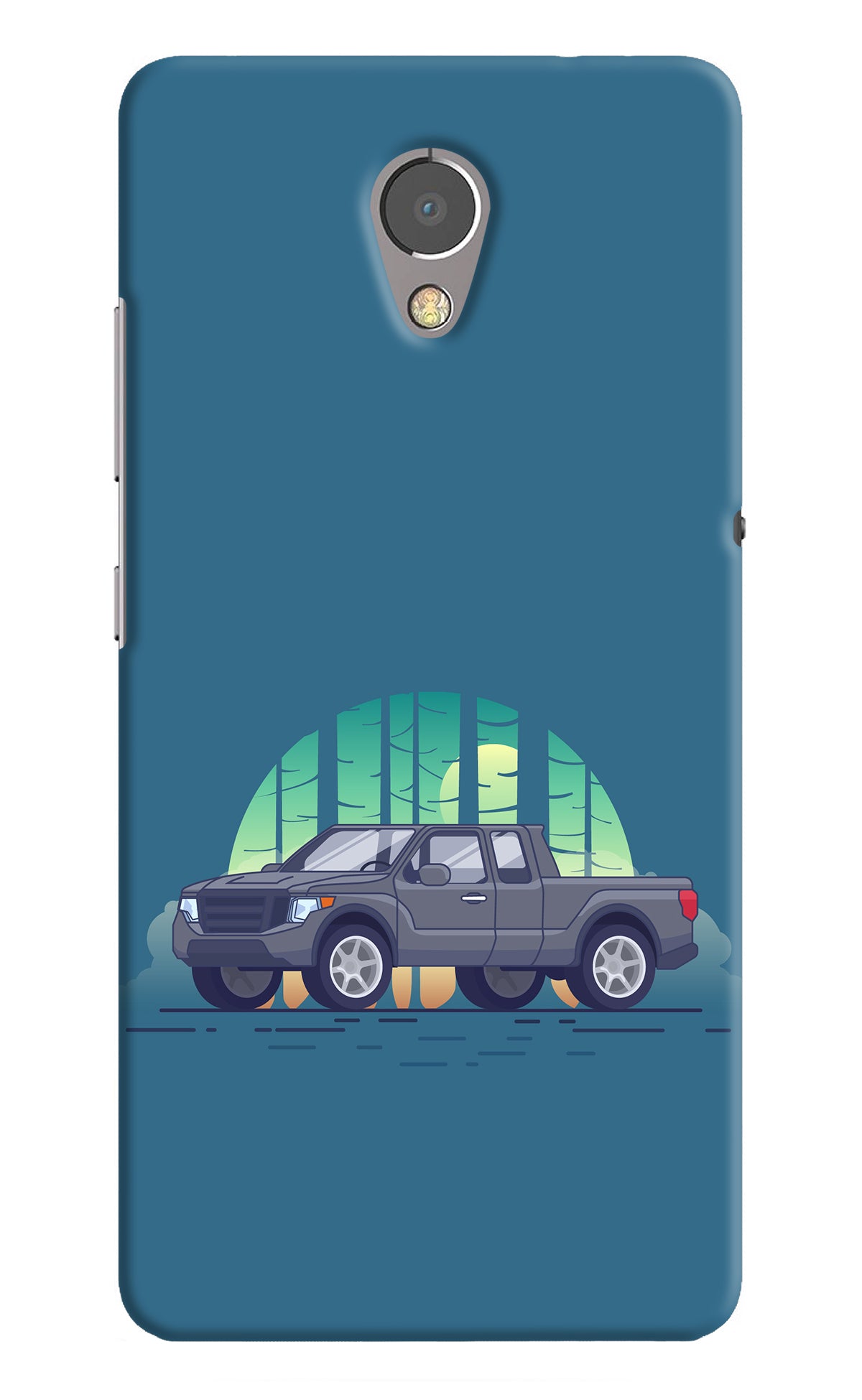 Retro Garage Vibe Lenovo P2 Back Cover