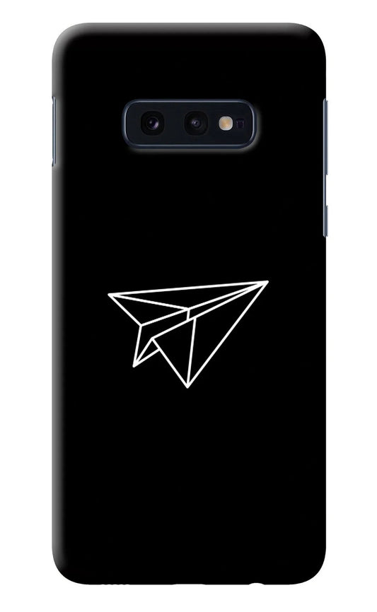 Paper Plane White Samsung S10E Back Cover