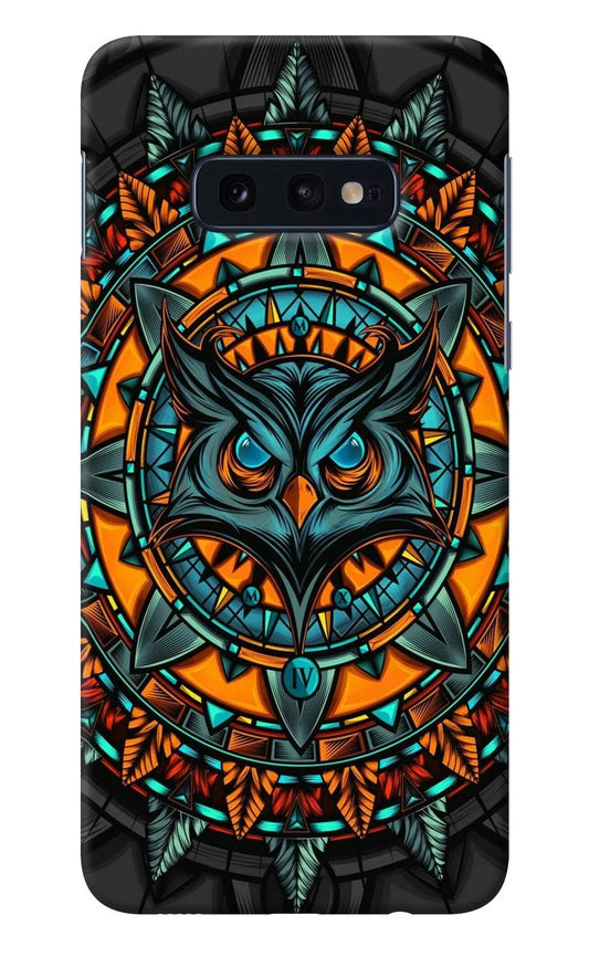 Angry Owl Art Samsung S10E Back Cover