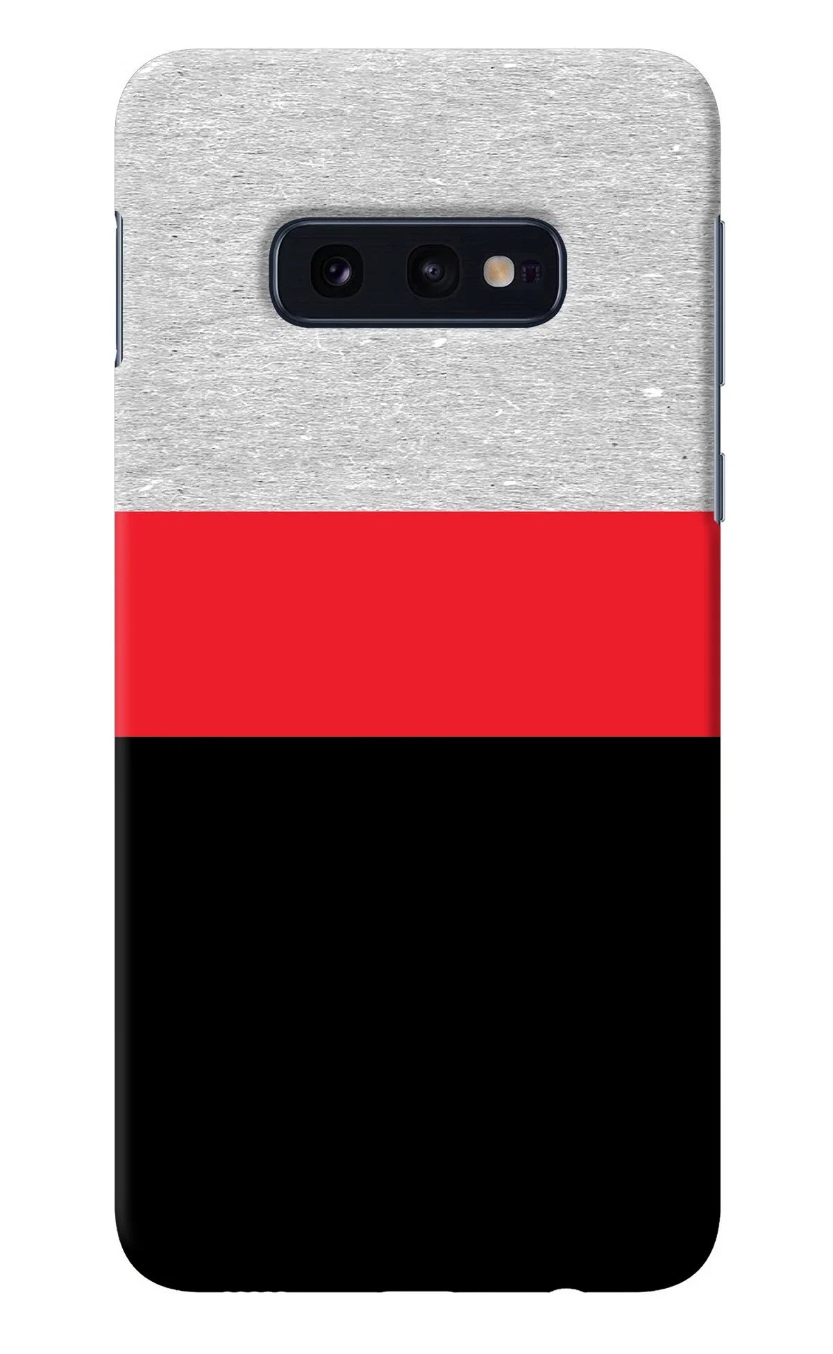 Tri Color Pattern Samsung S10E Back Cover