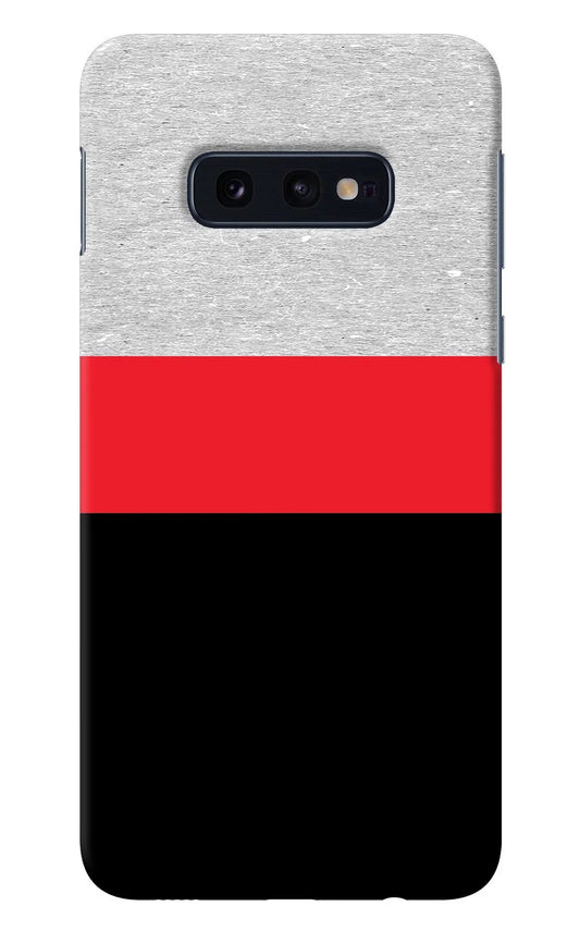 Tri Color Pattern Samsung S10E Back Cover