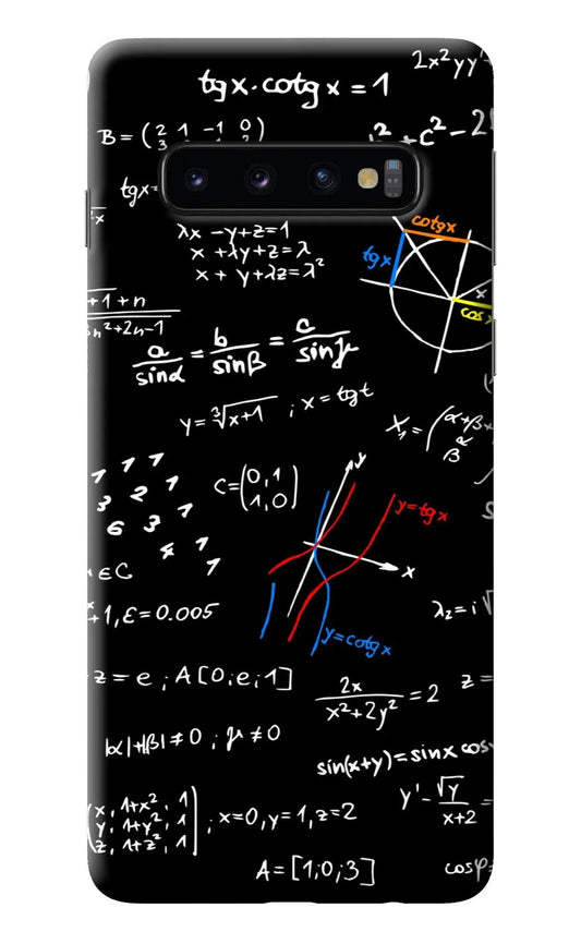Mathematics Formula Samsung S10 Back Cover