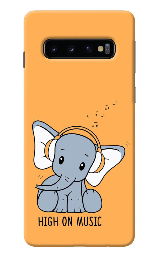 High On Music Samsung S10 Back Cover