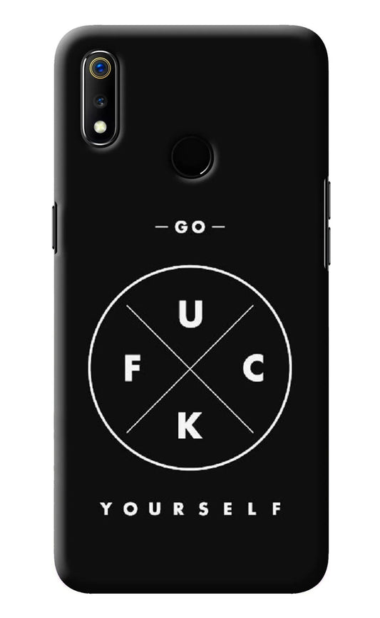 Go Fuck Yourself Realme 3 Back Cover