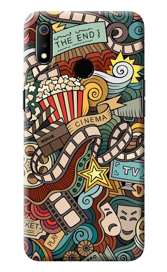 Cinema Abstract Realme 3 Back Cover