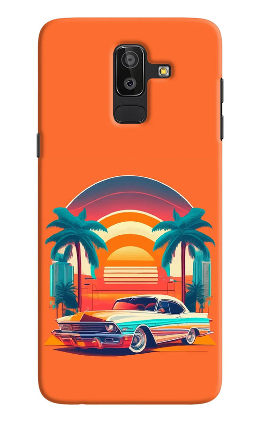 Palm Drive 80s Samsung On8 2018 Back Cover