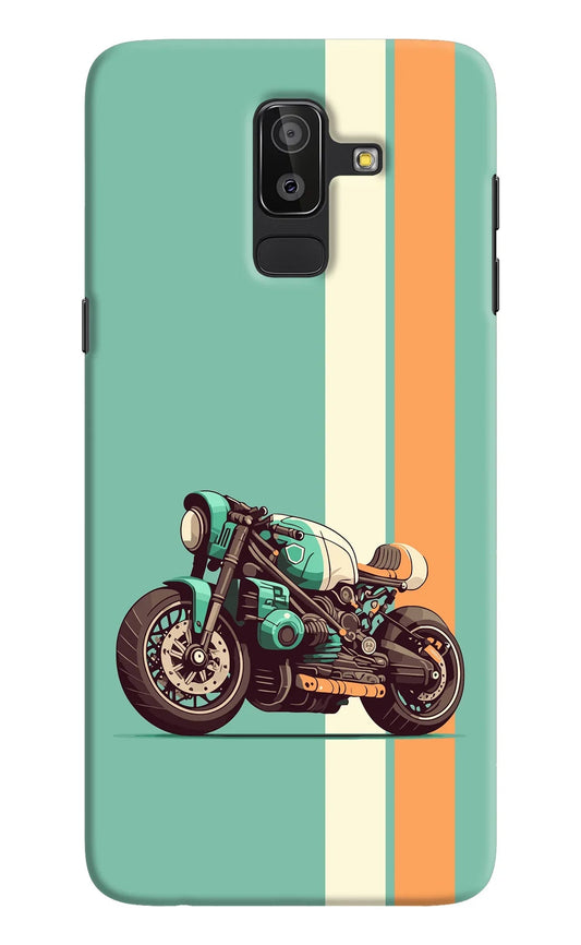Striped Moto Drift Samsung On8 2018 Back Cover