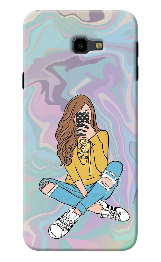 Selfie Girl Samsung J4 Plus Back Cover