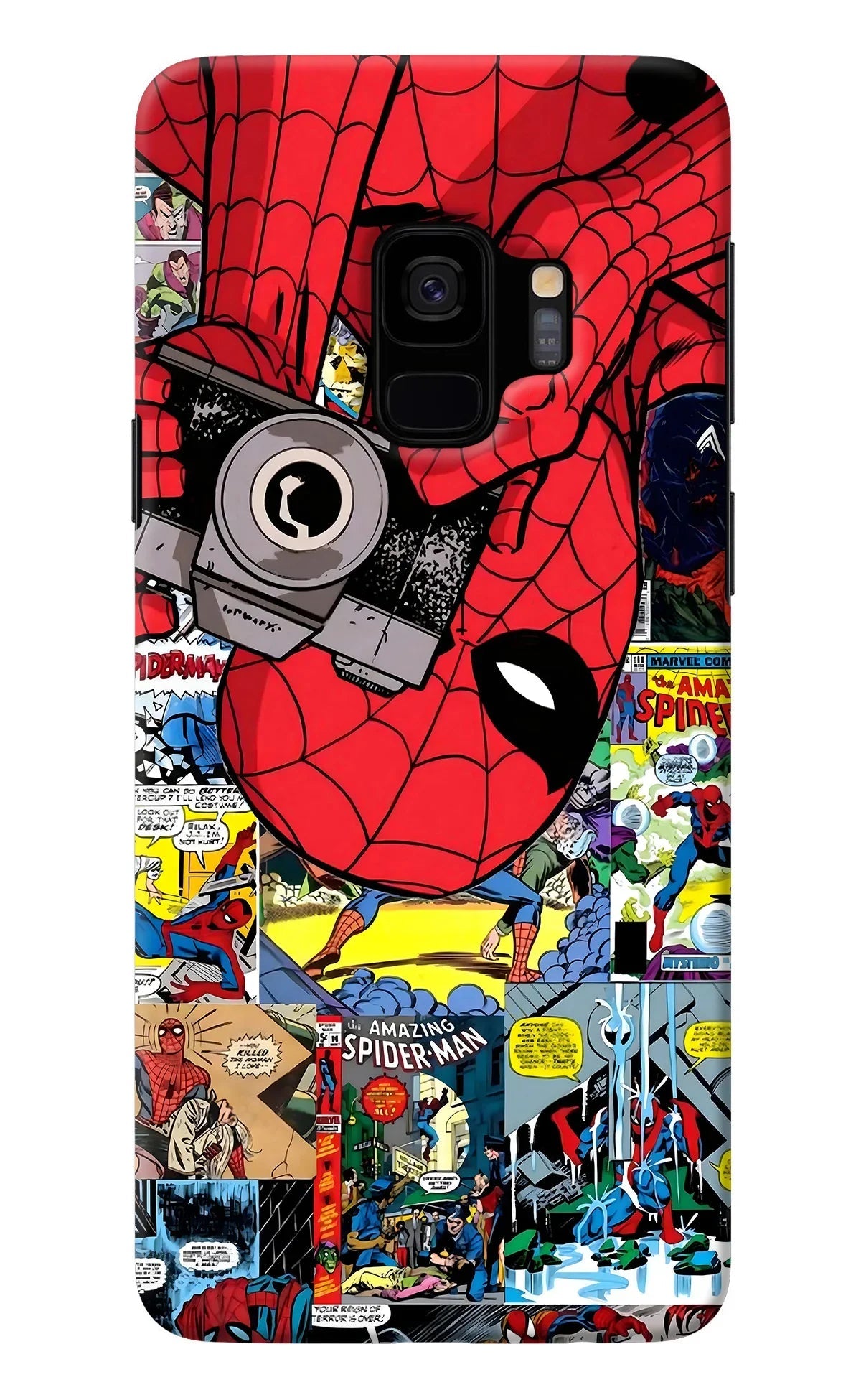 Spider Man Samsung S9 Back Cover