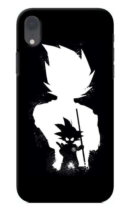 Goku Shadow iPhone XR Back Cover