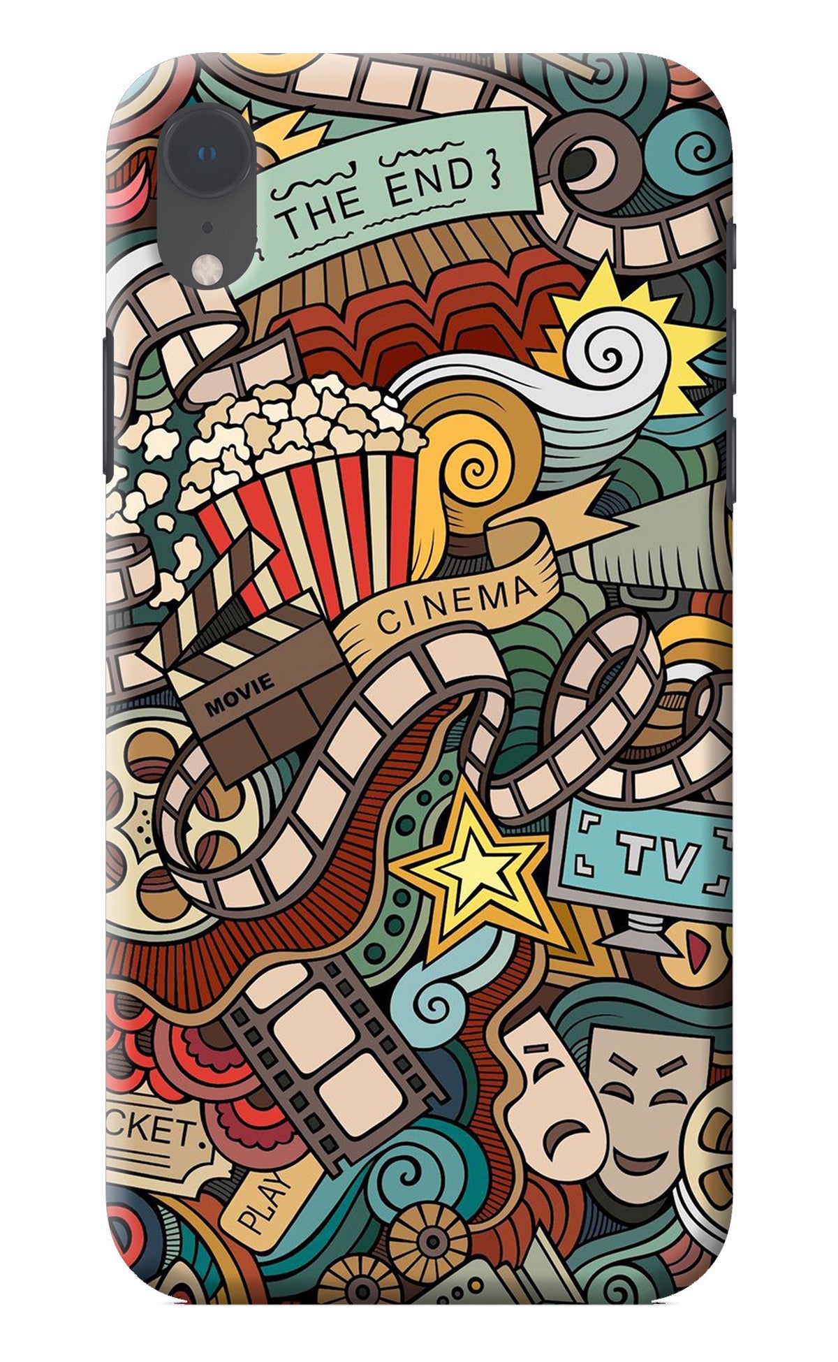 Cinema Abstract iPhone XR Back Cover