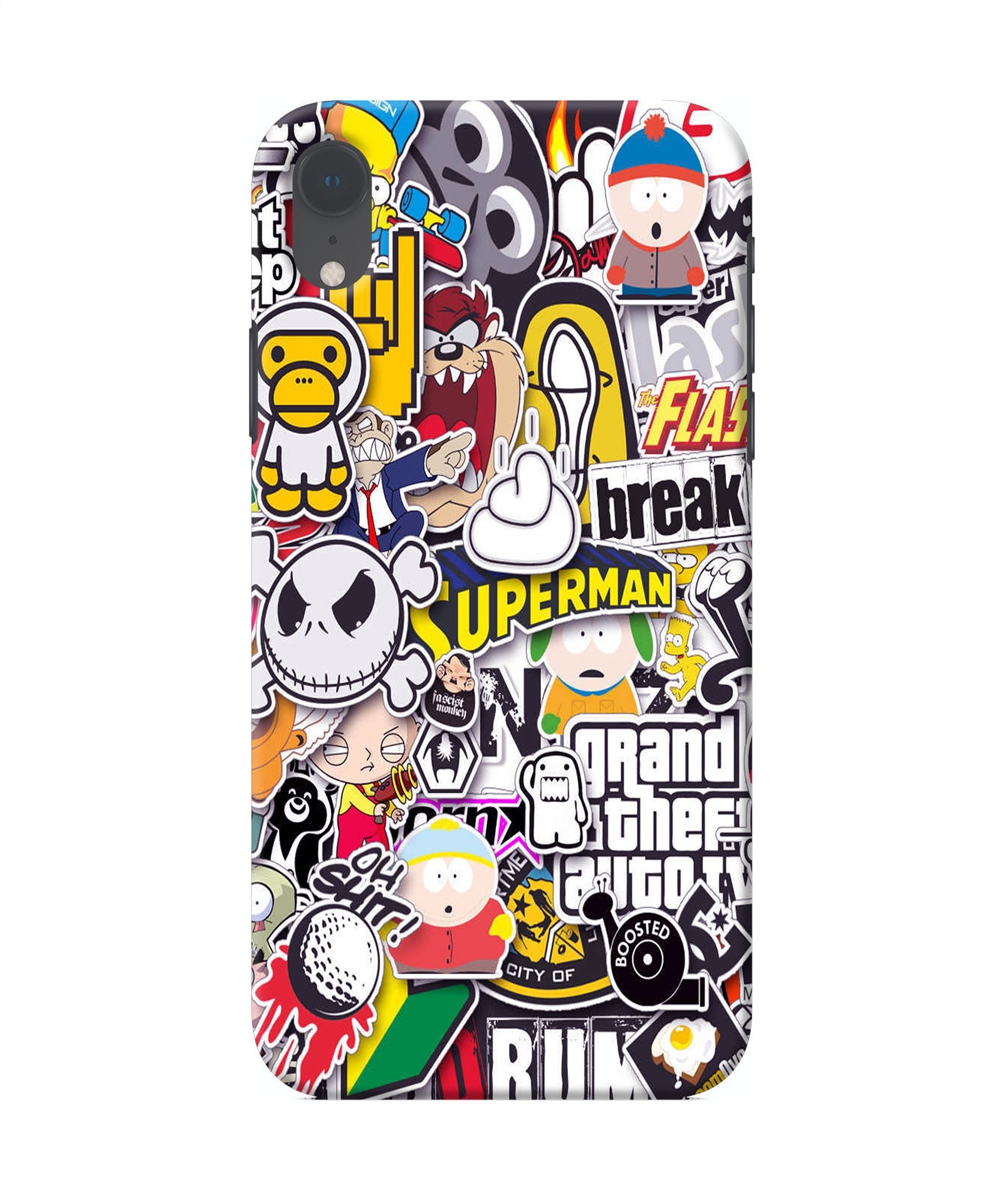 Sticker Bomb iPhone XR Back Cover