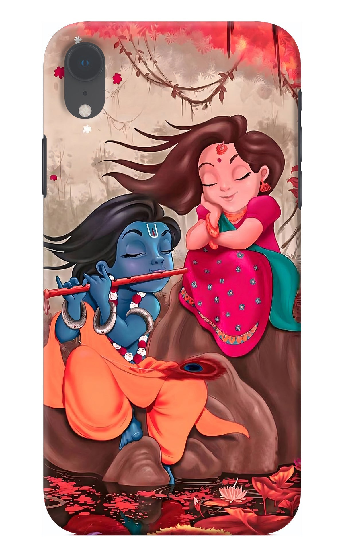 Radhe Krishna iPhone XR Back Cover