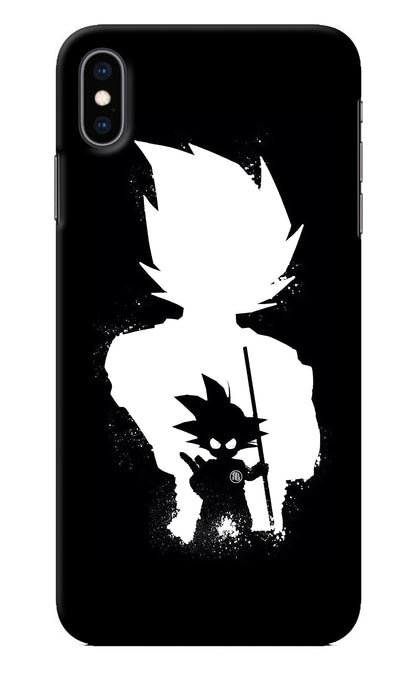 Goku Shadow iPhone XS Max Back Cover