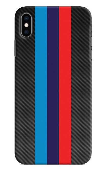 BMW Stripes Pattern iPhone XS Max Back Cover