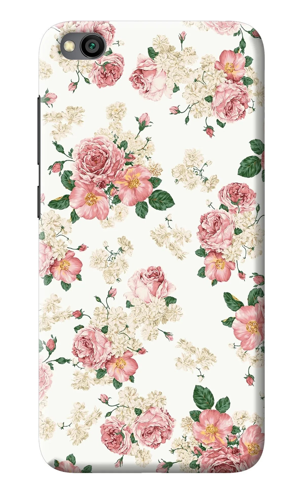 Flowers Redmi Go Back Cover