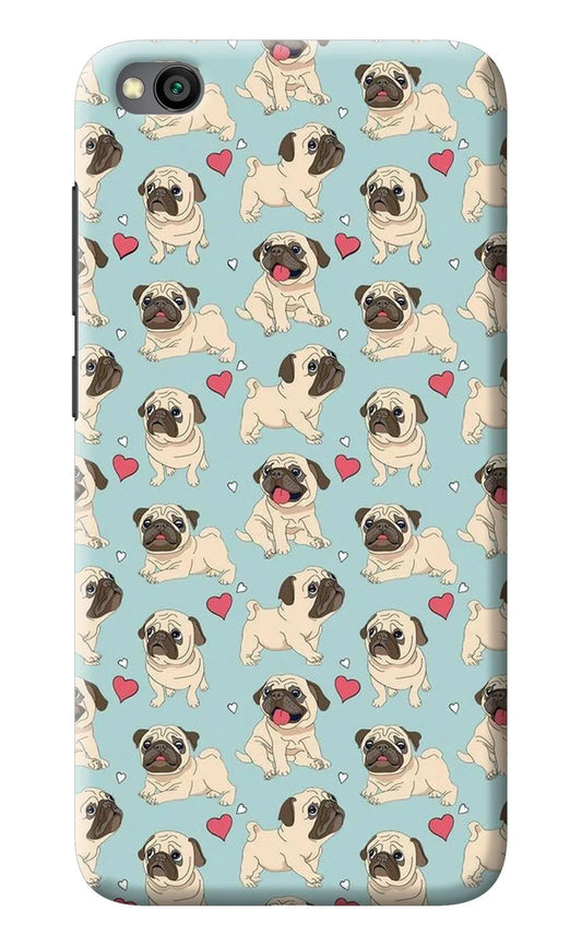 Pug Dog Redmi Go Back Cover