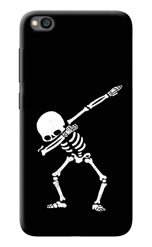 Dabbing Skeleton Art Redmi Go Back Cover