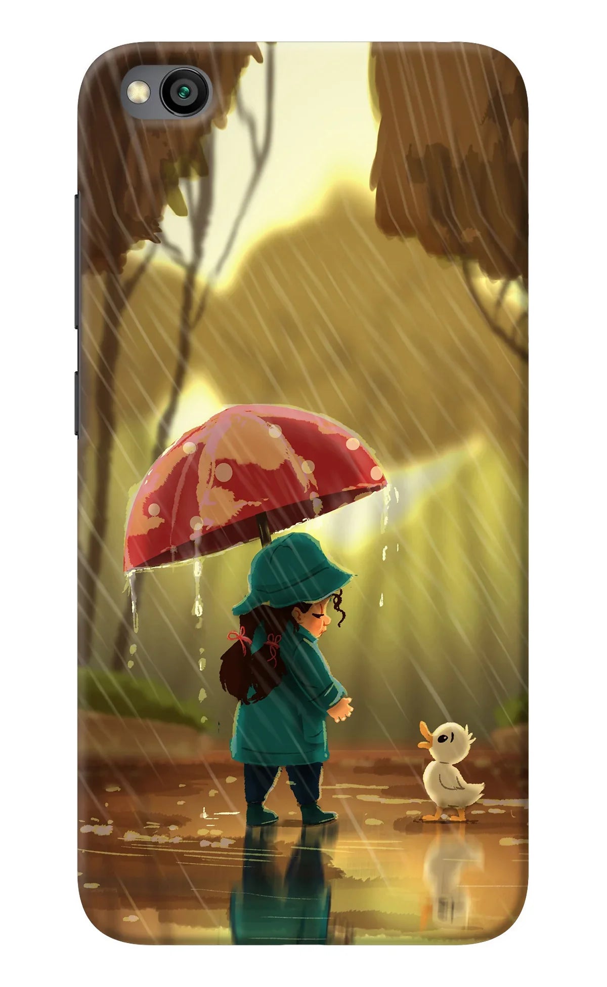 Rainy Day Redmi Go Back Cover