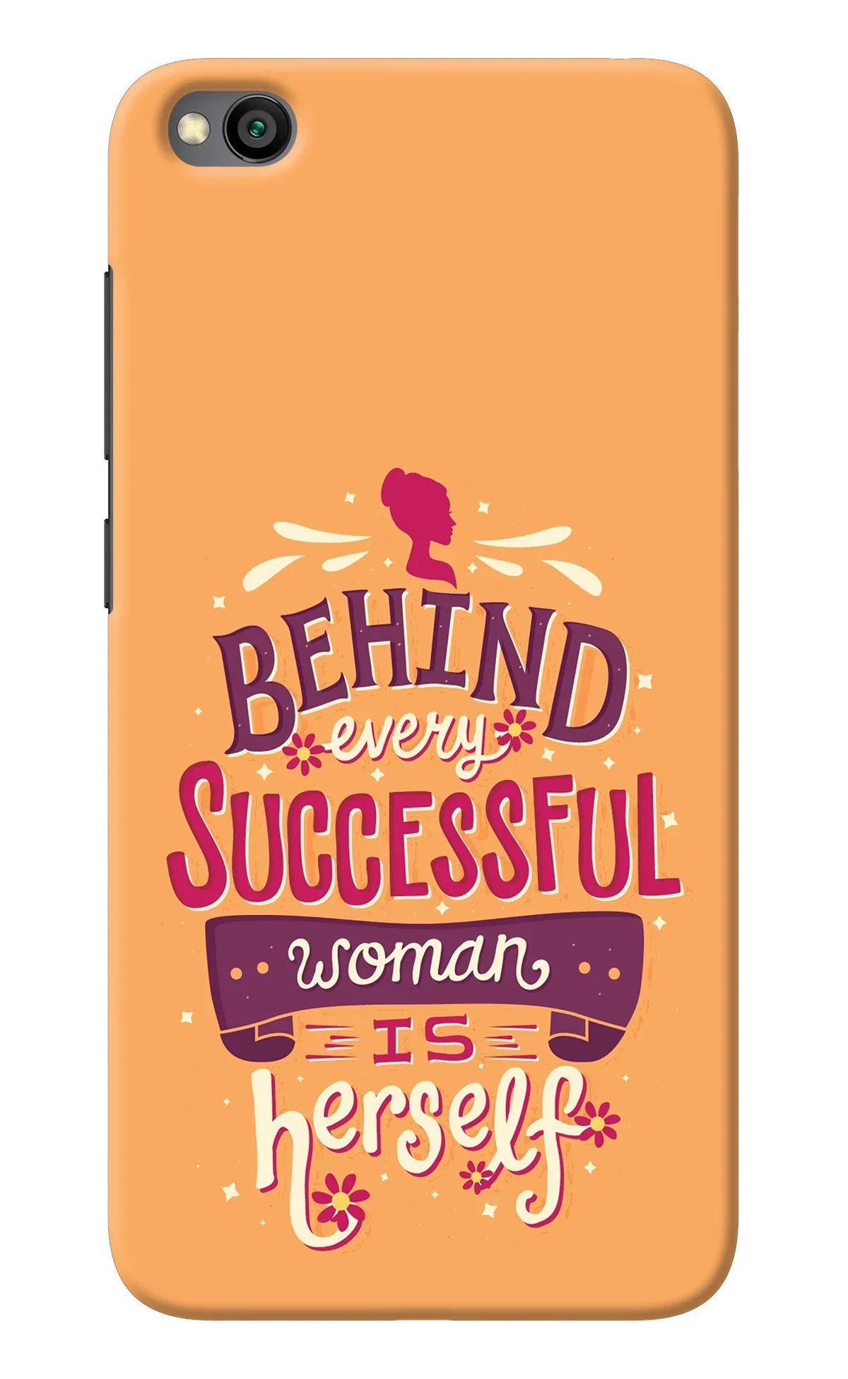 Behind Every Successful Woman There Is Herself Redmi Go Back Cover