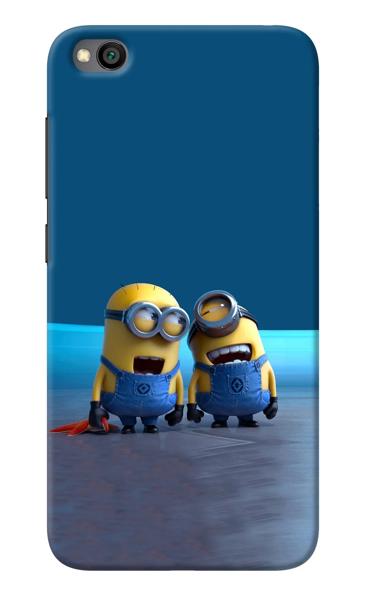 Minion Laughing Redmi Go Back Cover