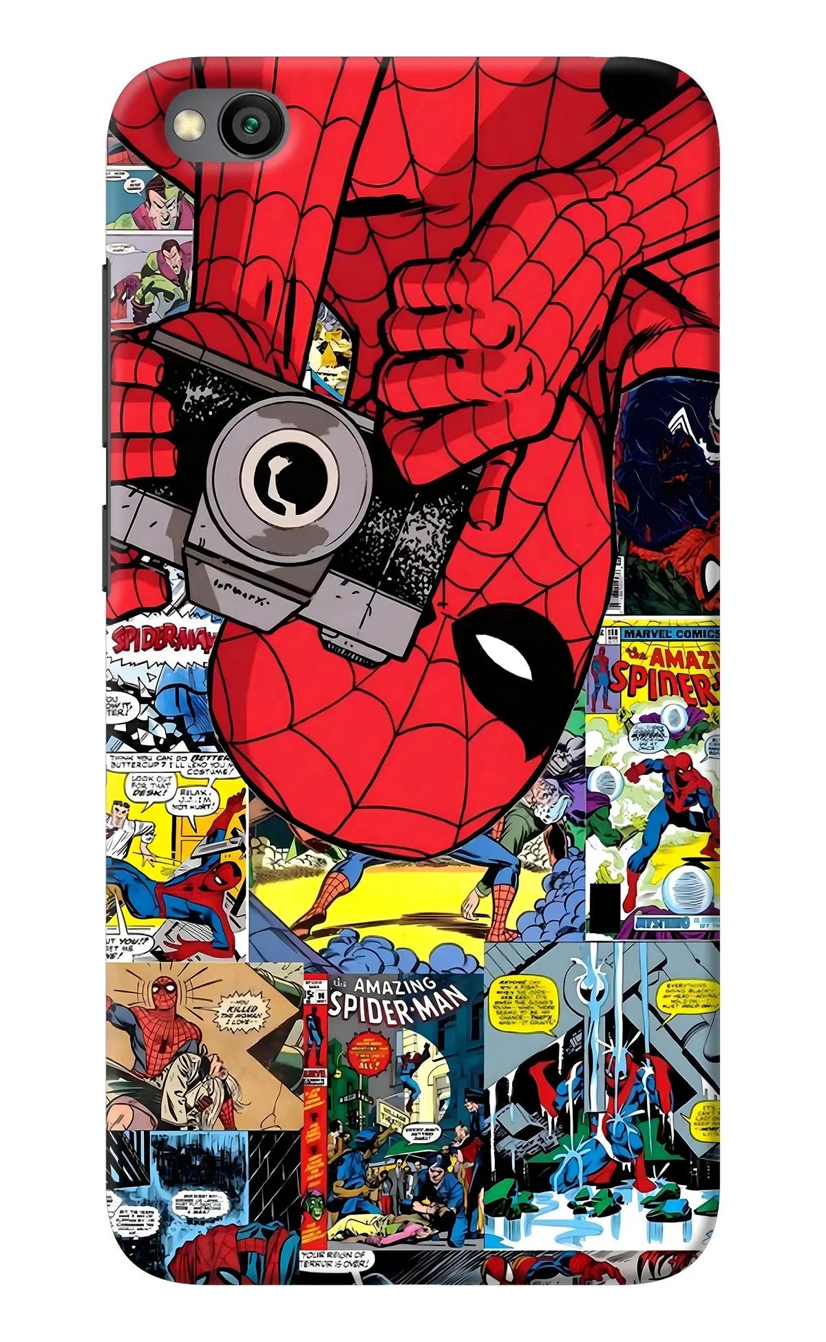 Spider Man Redmi Go Back Cover