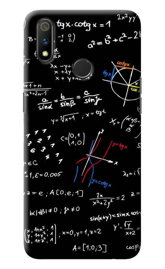 Mathematics Formula Realme 3 Pro Back Cover