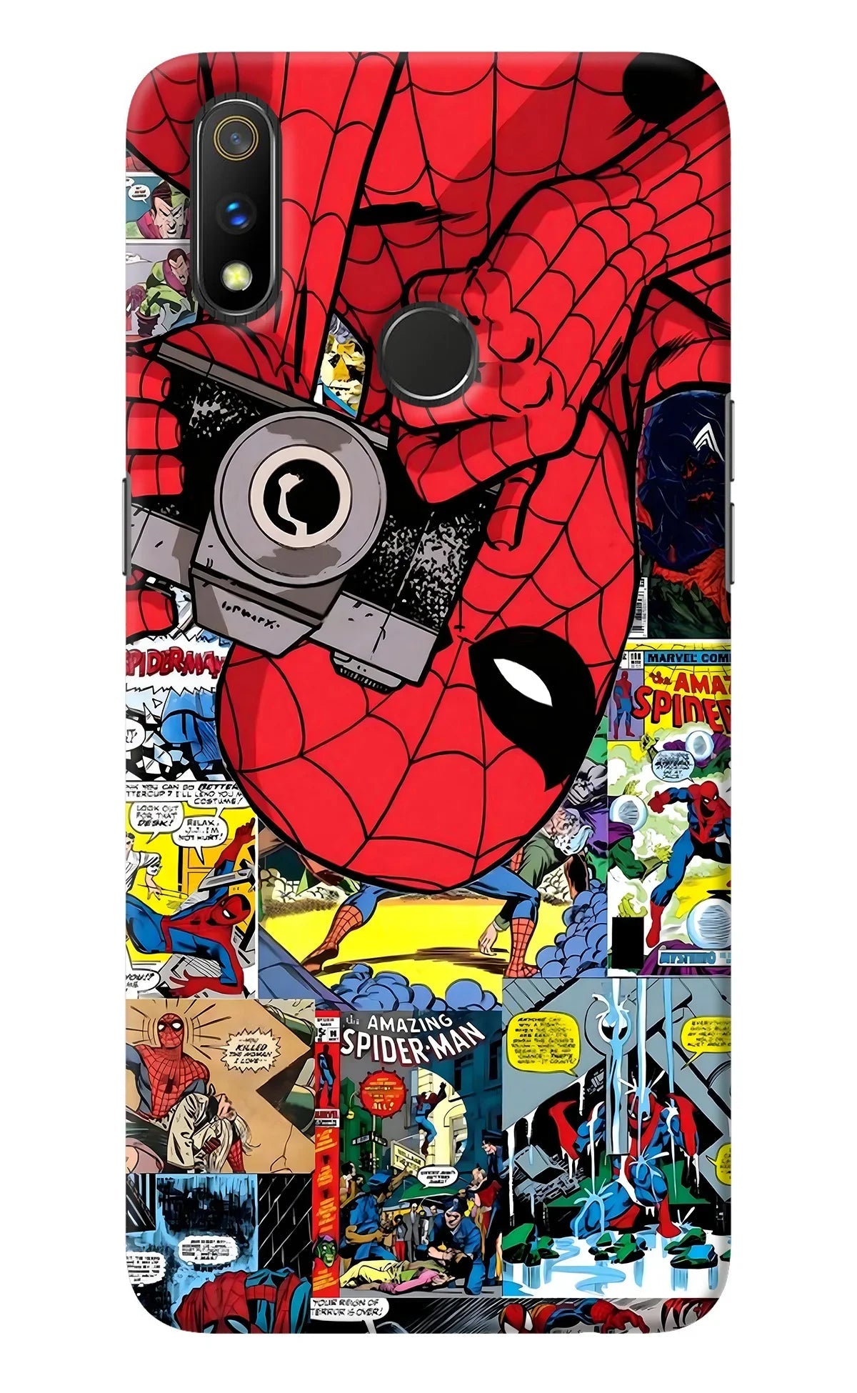 Spider Man Realme 3 Pro Back Cover