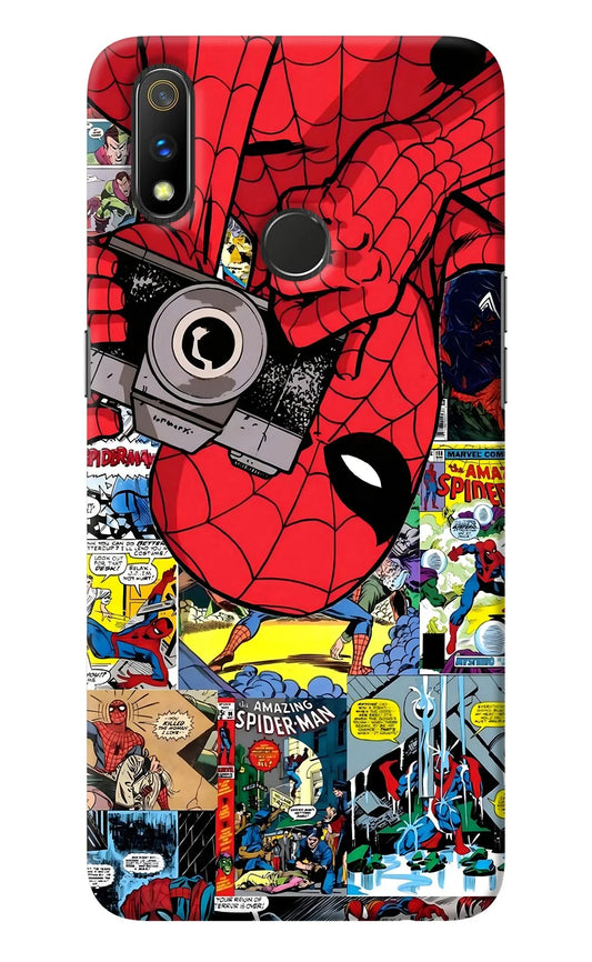 Spider Man Realme 3 Pro Back Cover