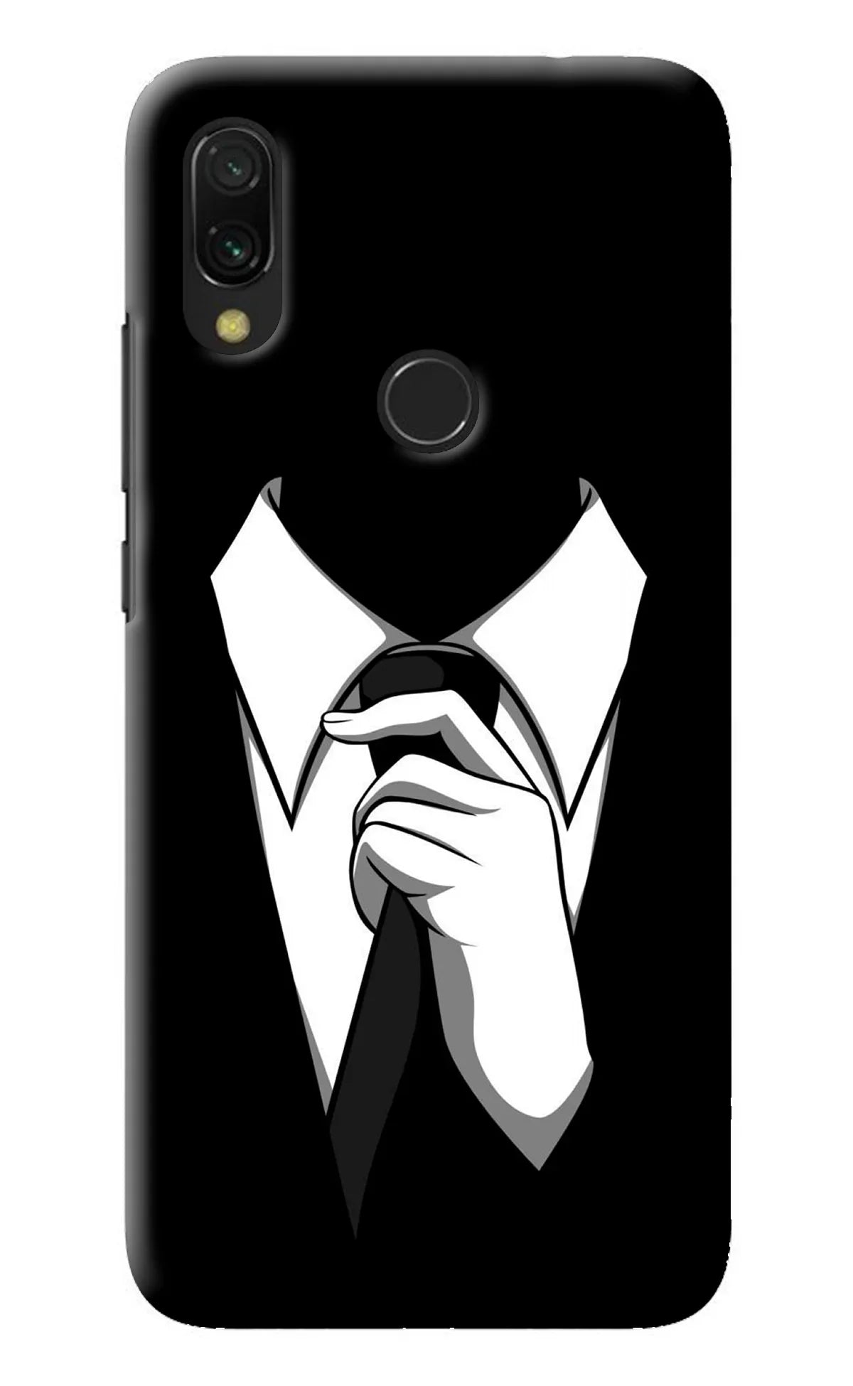 Black Tie Redmi 7 Back Cover
