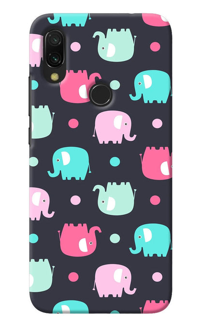 Elephants Redmi 7 Back Cover