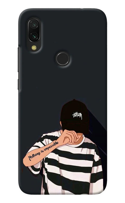 Aesthetic Boy Redmi 7 Back Cover