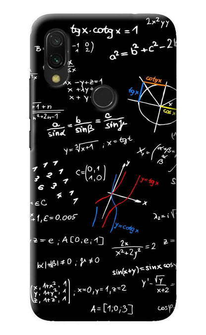 Mathematics Formula Redmi Y3 Back Cover