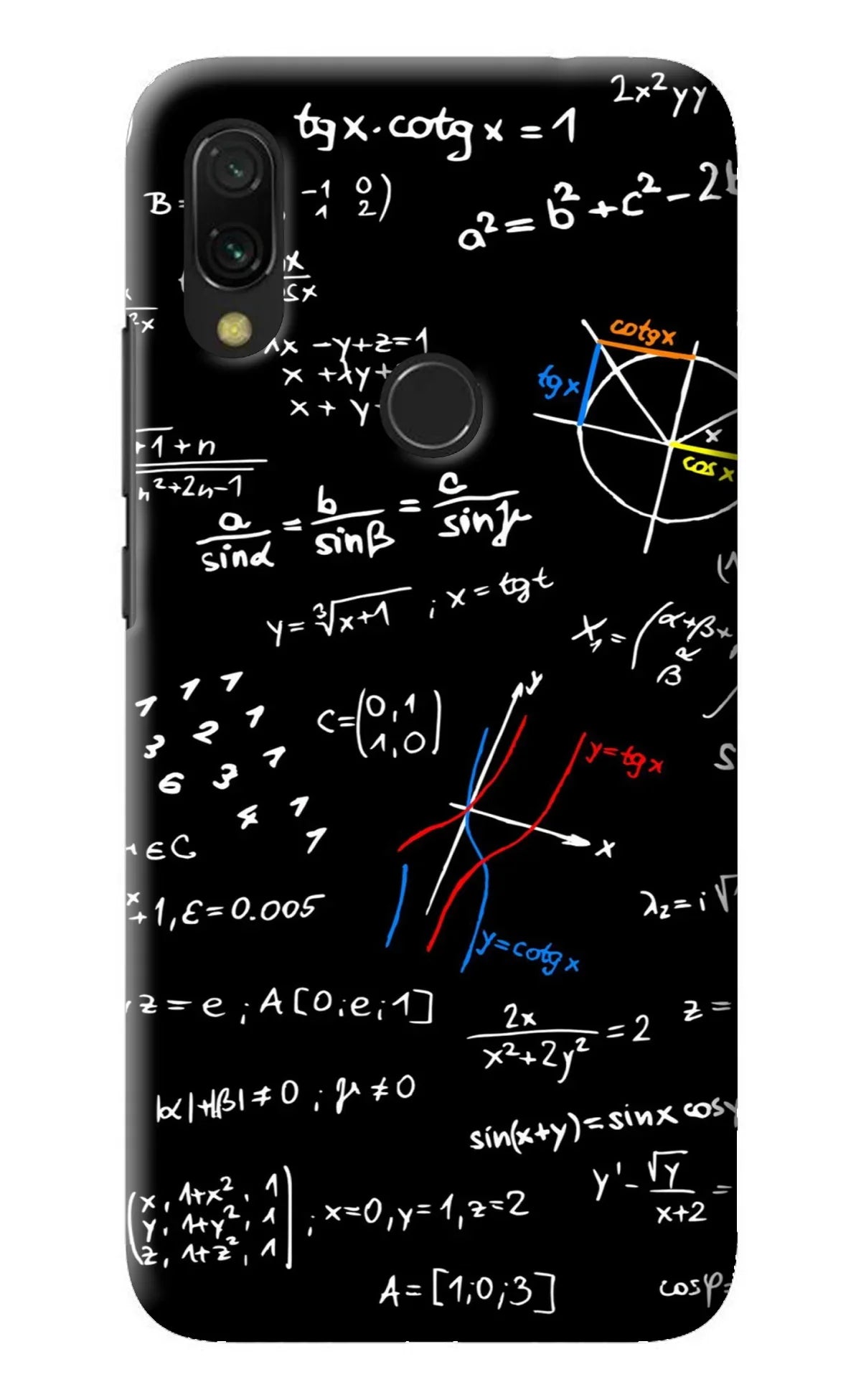Mathematics Formula Redmi Y3 Back Cover