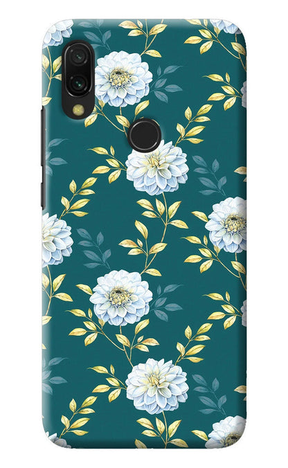 Flowers Redmi Y3 Back Cover