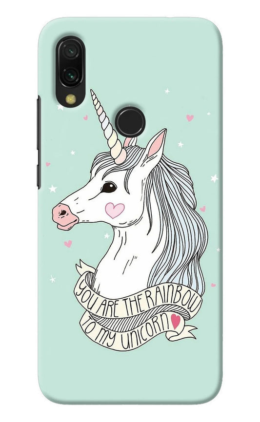 Unicorn Wallpaper Redmi Y3 Back Cover