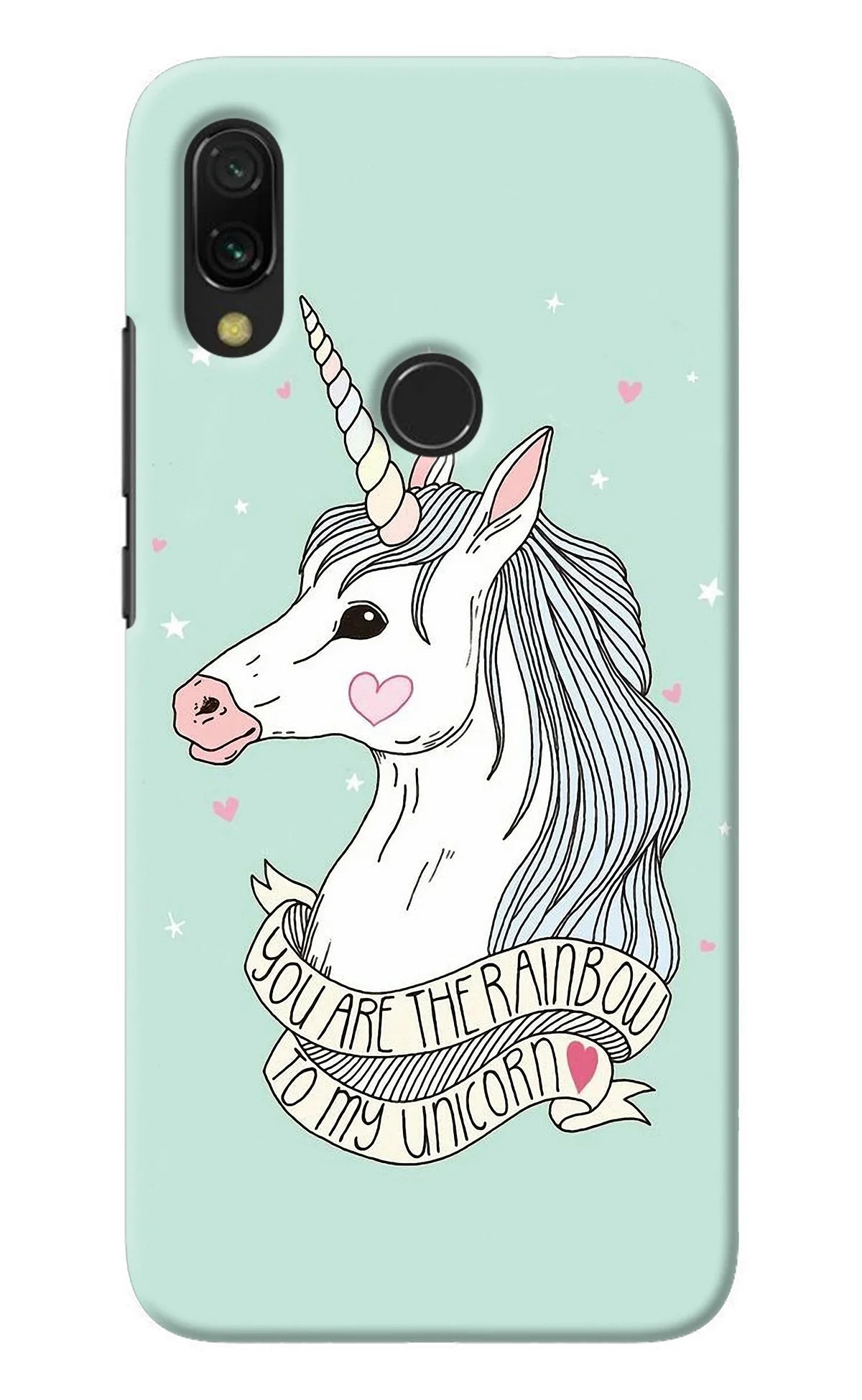 Unicorn Wallpaper Redmi Y3 Back Cover