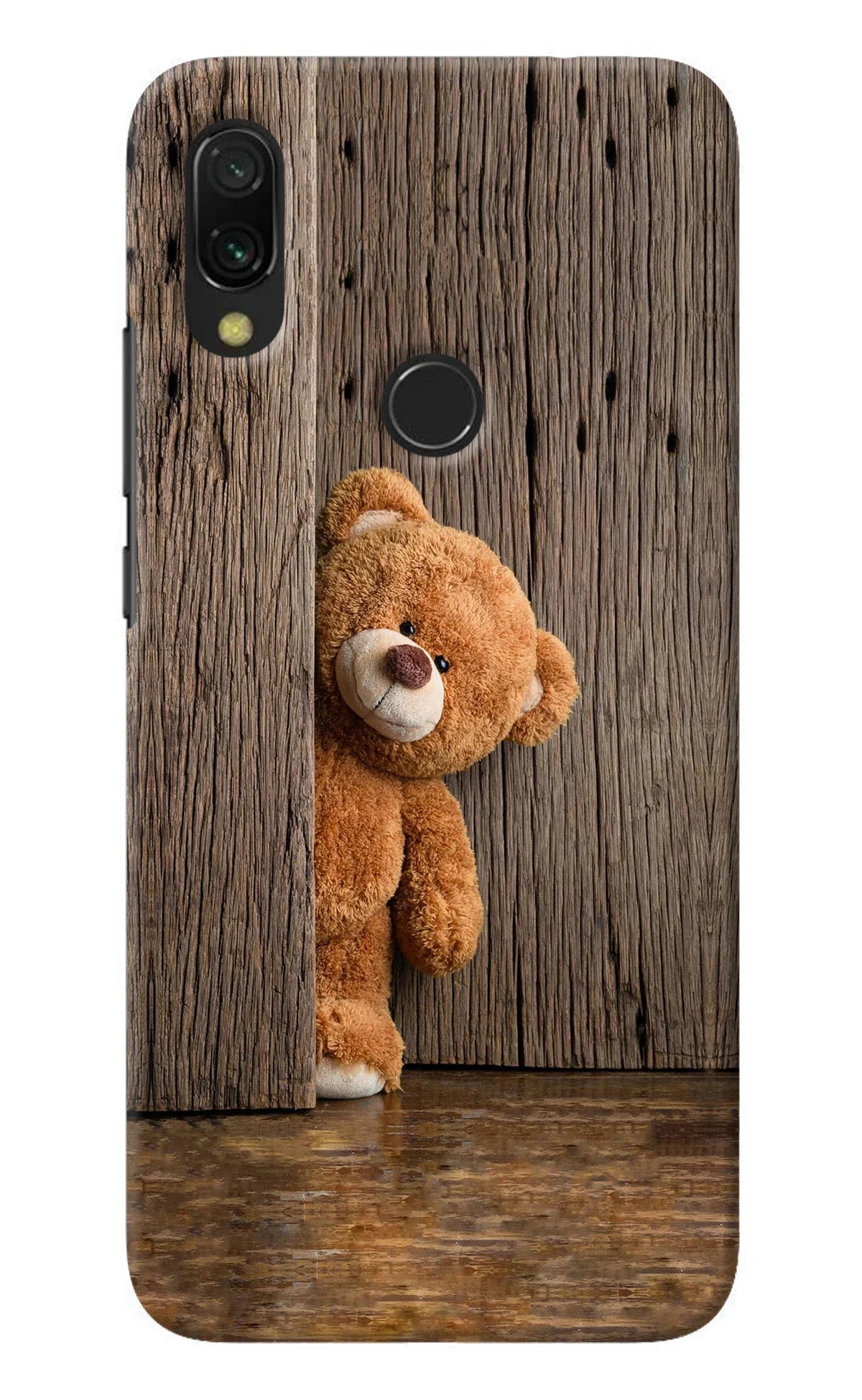 Teddy Wooden Redmi Y3 Back Cover