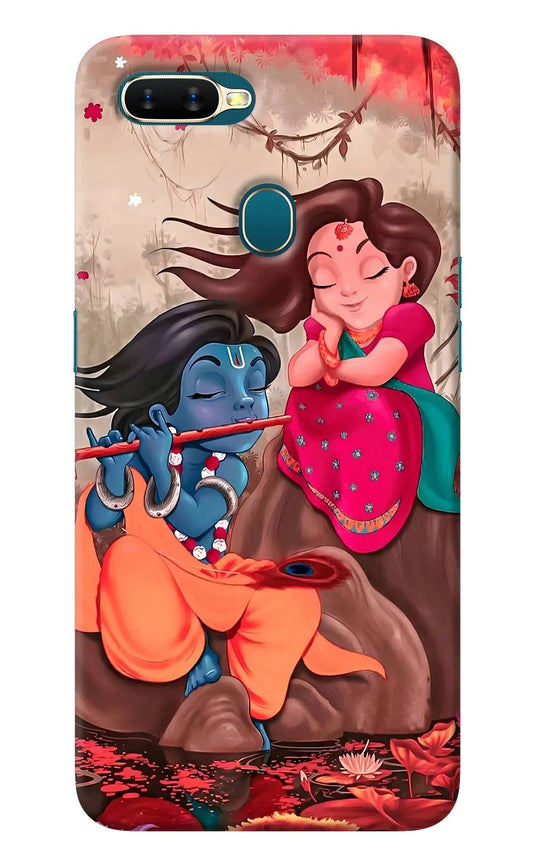 Radhe Krishna Oppo A7/A5s/A12 Back Cover