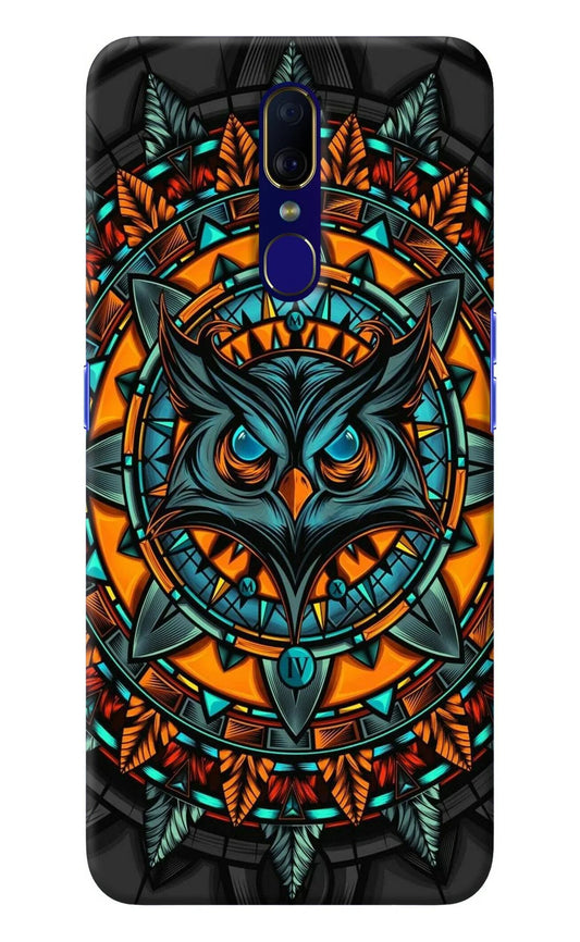 Angry Owl Art Oppo F11 Back Cover