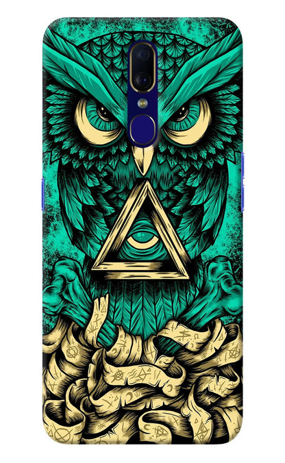 Green Owl Oppo F11 Back Cover