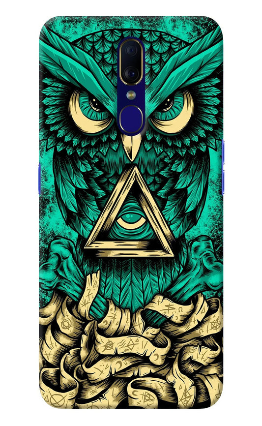 Green Owl Oppo F11 Back Cover